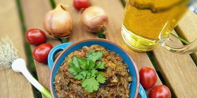 Рецепт Байнгана бхарта — баклажанной икры по-индийски