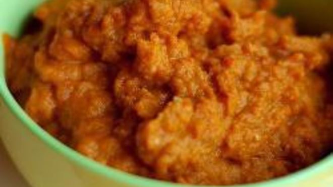 Рецепт икры из баклажан с чесноком и орехами