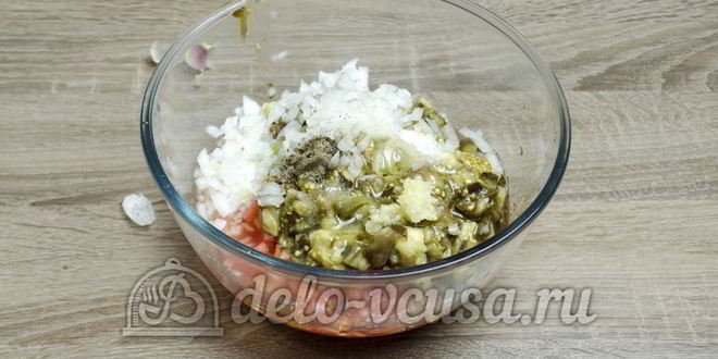 Рецепт икры из баклажанов со свежими помидорами