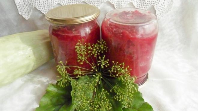Рецепт кабачковой икры со свеклой