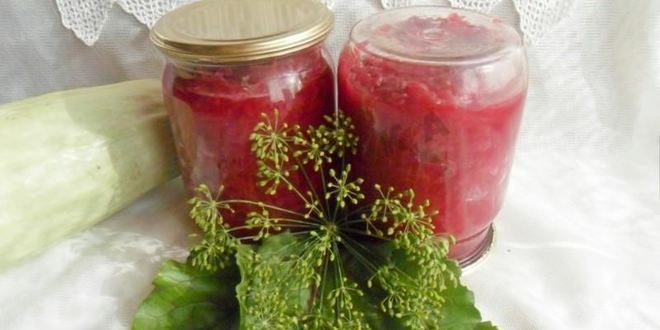 Рецепт кабачковой икры со свеклой