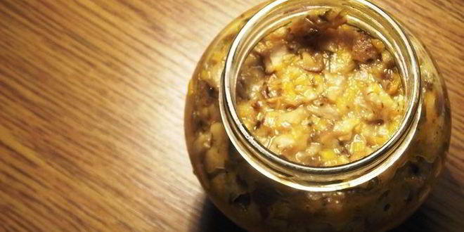 Рецепт Консервированной грибной икры