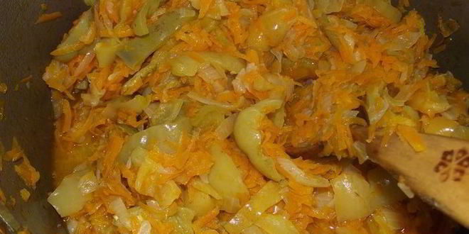 Рецепт консервированной грибной икры