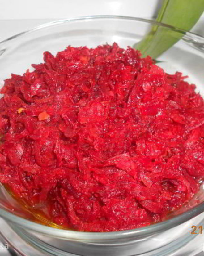 Рецепт овощной икры