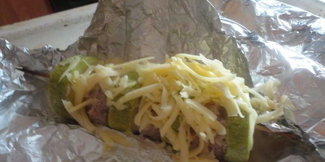 Рецепт канапе из фарша и кабачков