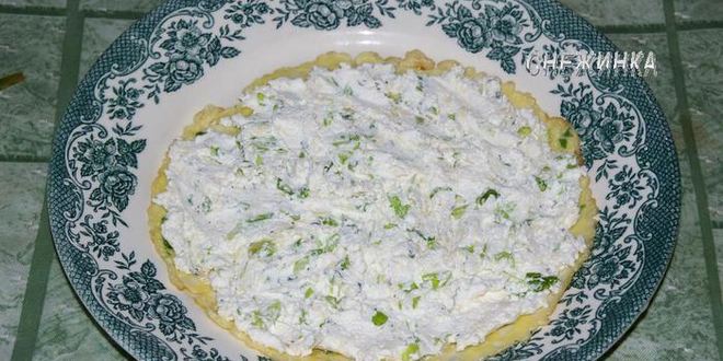 Рецепт канапе из омлета с творогом