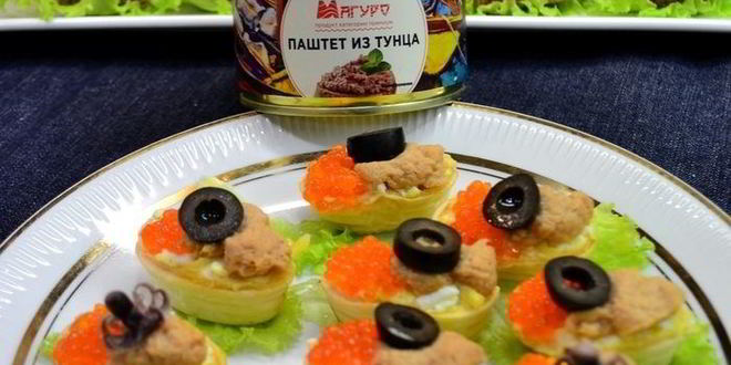 Рецепт канапе морской штиль