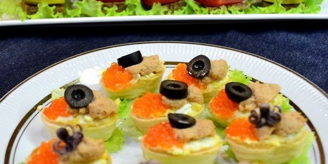 Рецепт канапе морской штиль