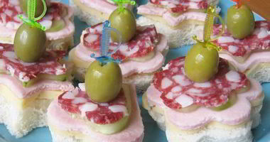 Рецепт Канапе на детский праздник