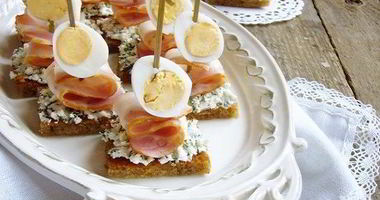 Рецепт Канапе Нежность