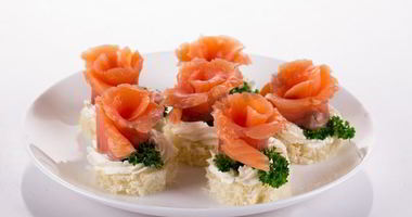 Рецепт Канапе Розочки