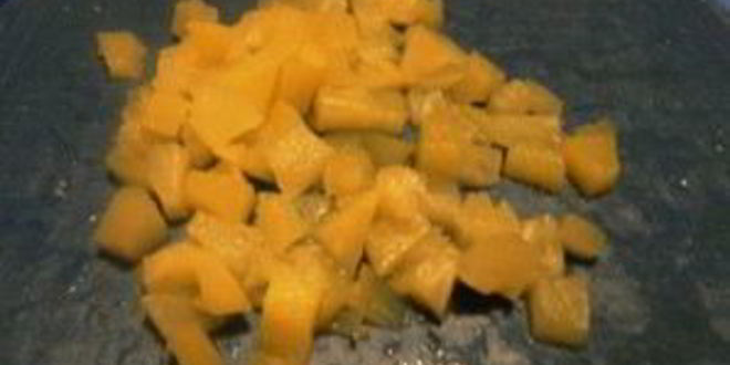 Рецепт канапе с ананасами, курицей и апельсинами