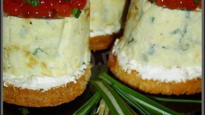 Рецепт канапе с икрой фейерверк вкуса