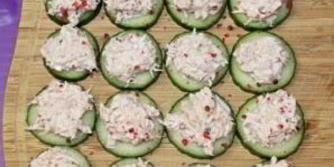Рецепт канапе с крабовым мясом