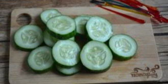 Рецепт канапе с красной рыбой