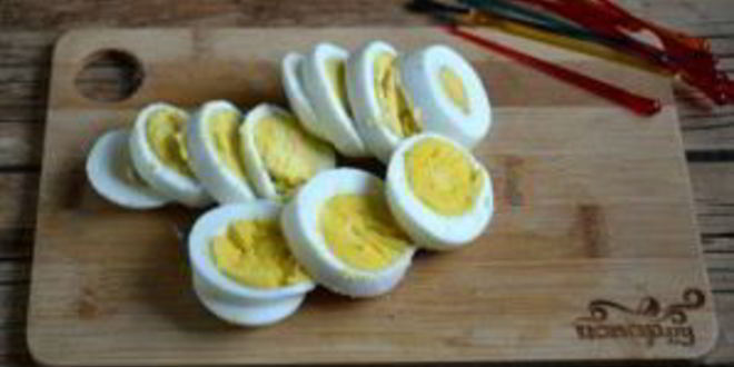 Рецепт канапе с красной рыбой