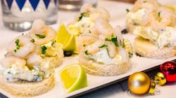 Рецепт Канапе с креветками