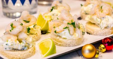 Рецепт Канапе с креветками