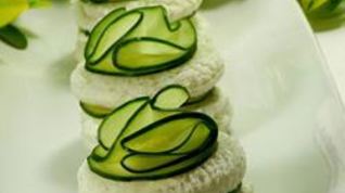 Рецепт Канапе с огурцом