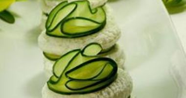 Рецепт Канапе с огурцом