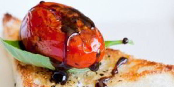 Рецепт канапе с помидорами