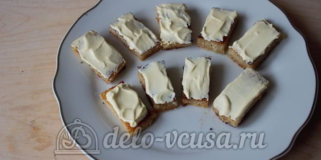 Рецепт канапе с селедкой