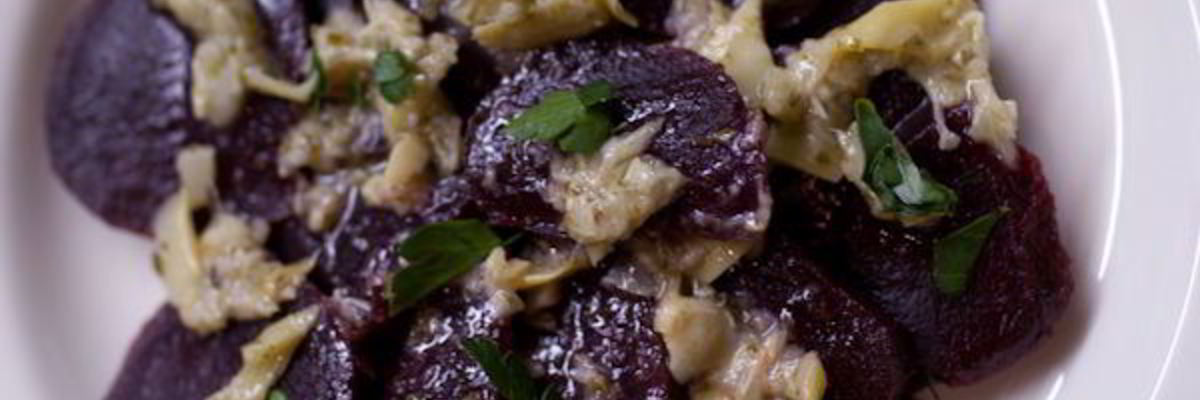Рецепт Карпачча из свеклы с артишоками