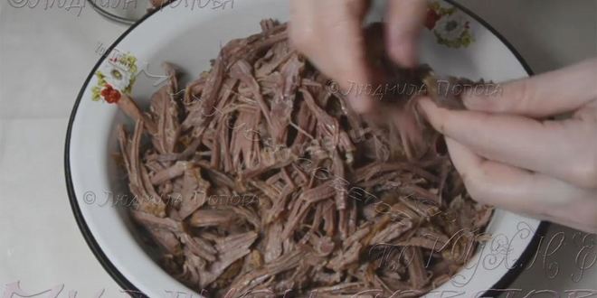 Рецепт холодца из говядины и свиных ножек