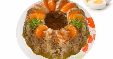 Рецепт Холодца из куриных лапок с говядиной