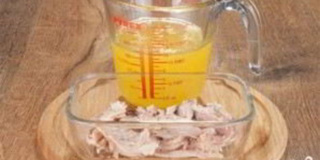 Рецепт холодца из курицы без желатина