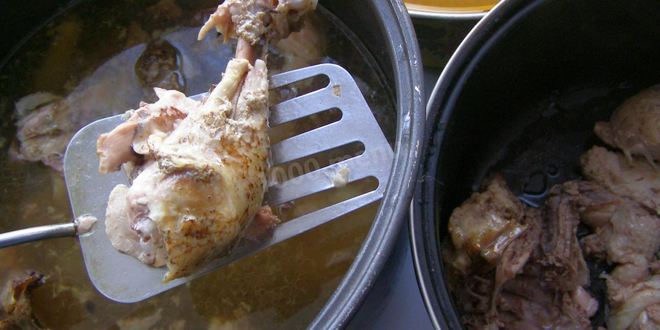 Рецепт холодца из курицы в мультиварке