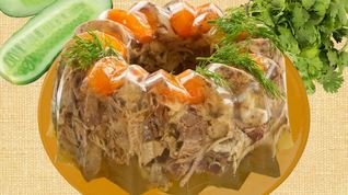 Рецепт Холодца из рульки и индейки