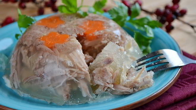 Рецепт холодца из свинины и говядины