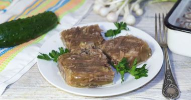 Рецепт Холодца из свиных ножек и говядины