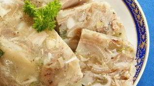 Рецепт Холодца из телятины и куриных потрошков