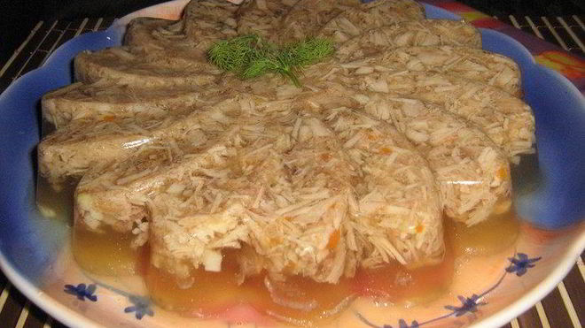 Рецепт холодца из трех видов мяса