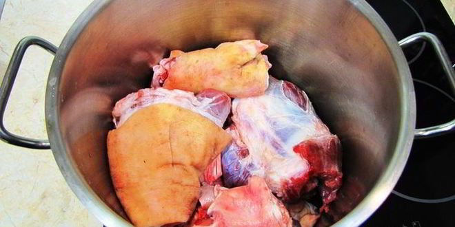 Рецепт холодца, просто холодец