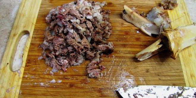 Рецепт холодца, просто холодец