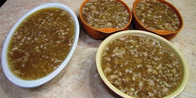 Рецепт холодца, просто холодец