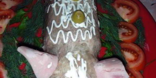 Рецепт Холодца в бутылке Поросенок