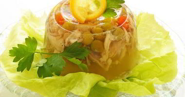 Рецепт Куриного холодца с горошком