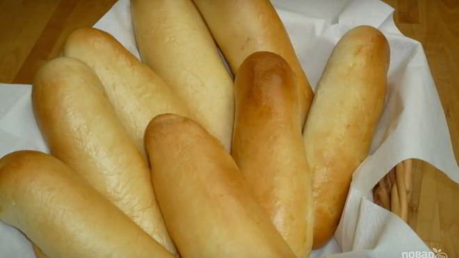 Рецепт булочек для хот-дога