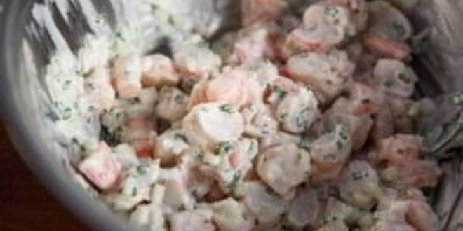 Рецепт хот-дога с креветками