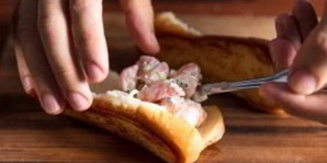 Рецепт хот-дога с креветками