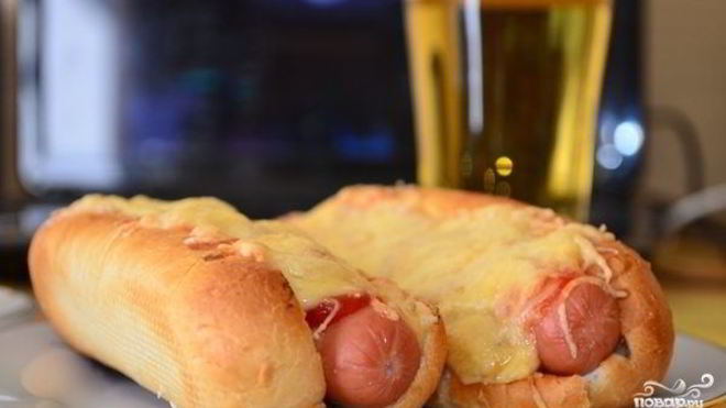 Рецепт хот-дога с сыром