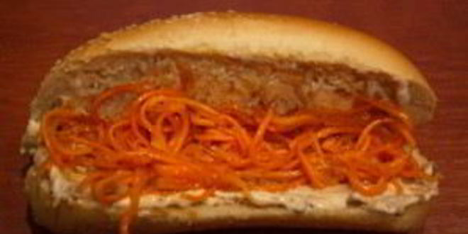 Рецепт хот-дога с ветчиной