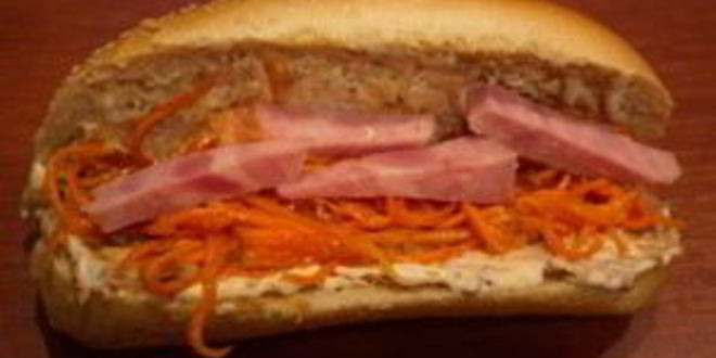 Рецепт хот-дога с ветчиной