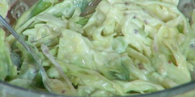 Рецепт хот-догов с зелеными овощами и горчичным майонезом