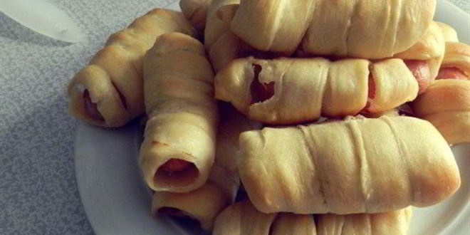 Рецепт Хот-догов в спиральках из теста