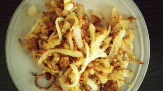 Рецепт Хрустящего лука для хот-догов